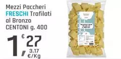 Centoni - Mezzi Paccheri Freschi Trafilati Al Bronzo