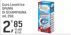Spuma di Sciampagna - Cura Lavatrice