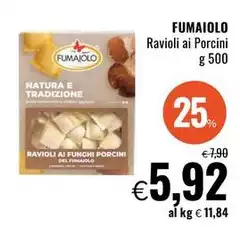 Fumaiolo -  Ravioli Ai Porcini