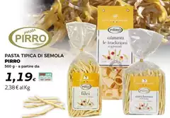 Pasta pirro - Pasta Tipica Di Semola