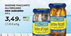 Onda azzurra - Sardine Piaccanti/ All'Orgiano
