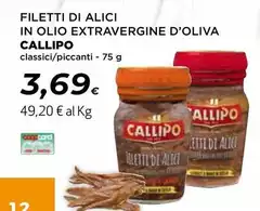 Callipo - Filetti Di Alici In Olio Extravergine D'oliva