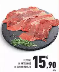 Fettine Di Anteriore Di Bovino Adulto