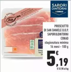 Conad - Prosciutto Di San Daniele D.O.P. Sapori&Dintorni