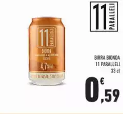 11 Paralleli - Birra Bionda