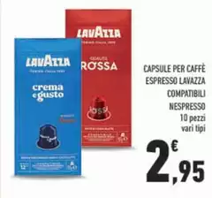 Lavazza - Capsule Per Caffè Espresso Compatibili Nespresso