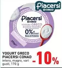 Conad - Piacersi Yogurt Greco