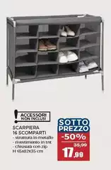 Scarpiera 16 Scomparti