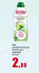 Scala - Gel Lavastoviglie Tutto In 1 Limone
