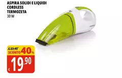 Termozeta - Aspira Solidi E Liquidi Cordless