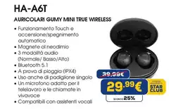 Star - Auricolari Gumy Mini True Wireless