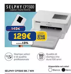 Star - Selphy CP1500 BK/WH
