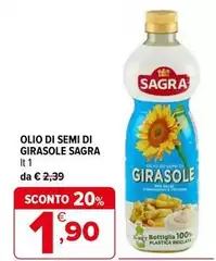 Sagra - Olio Di Semi Di Girasole