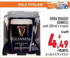Guinness - Birra Draught