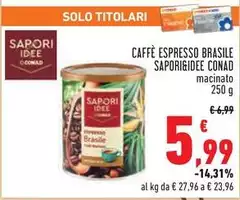 Sapori - Caffè Espresso Brasile &Idee