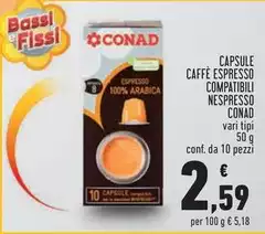 Bassi - Capsule Caffe Espresso Compatibili Nespresso