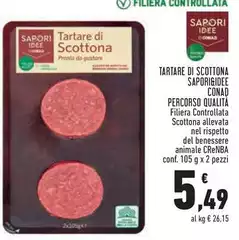Conad - Tartare Di Scottona Sapori&Idee Percorso Qualità
