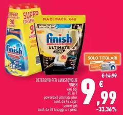 Finish - Detersivo Per Lavastoviglie