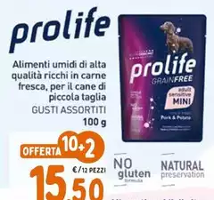 Prolife - Alimenti Umidi Di Alta Qualità Ricchi In Carne Fresca, Per Il Cane Di Piccola Taglia