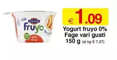 Fage - Yogurt Fruyo 0%