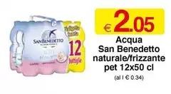 San Benedetto - Acqua Naturale/frizzante Pet
