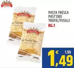 Past'oro - Pasta Fresca  Trofie/Fusilli