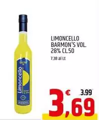 Limoncello Barmon's Vol. 28%