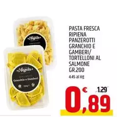 Pasta Fresca Ripiena Panzerotti Granchio E Gamberi/ Tortelloni Al Salmone