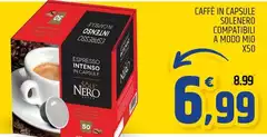 Sole Nero - Caffè In Capsule Compatibili A Modo Mio