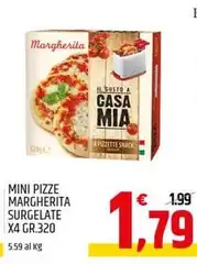Mini Pizze Margherita Surgelate