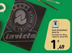 Invicta - Maxi Quaderno