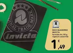 Invicta - Maxi Quaderno