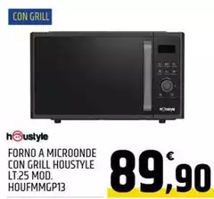 Houstyle - Forno A Microonde Con Grill  Lt.25 Mod. Houfmmgp13