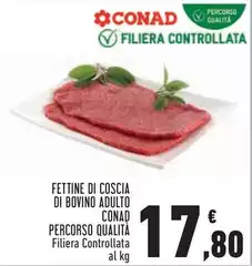 Conad - Fettine Di Coscia Di Bovino Adulto Percorso Qualità