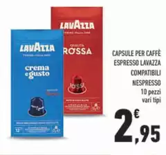 Lavazza - Capsule Per Caffè Espresso Compatibili Nespresso