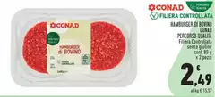 Conad - Hamburger Di Bovino Percorso Qualità