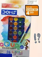 Domo - 24 Pezzi + 2 Pennelli