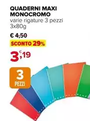 Maxi - Quaderni  Monocromo