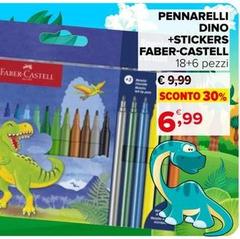 Faber castel - Pennarelli Dino +stickers Faber-Castelle