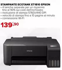 Epson - Ecotank Et1810