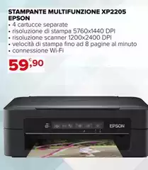 Epson - Stampante Multifunzione Xp2205