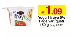 Fage - Yogurt Fruyo 0%