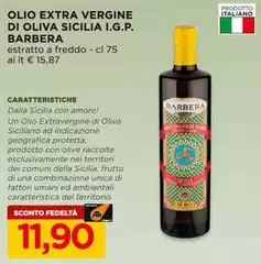 Barbera - Olio Extra Vergine Di Oliva Sicilia I.G.P.