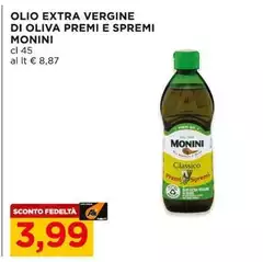 Monini - Olio Extra Vergine Di Oliva Premi E Spremi