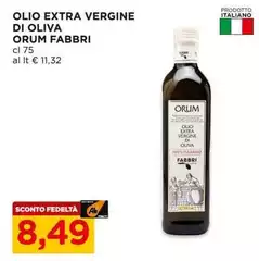 Fabbri - Olio Extra Vergine Di Orum