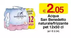 San Benedetto - Acqua Naturale/frizzante Pet