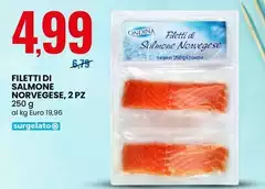 Ondina - Filetti Di Salmone Norvegese, 2 Pz