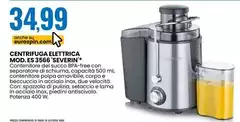 Severin - Centrifuga Elettrica Modo. Es 3666