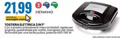 Enkho - Tostiera Elettrica 3 In 1