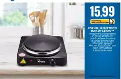 Ardes - Fornello Elettrico 1500 W